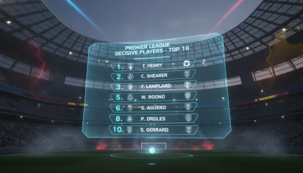 Premier Lig Tarihinin Maç Kazandıran En Verimli 10 Futbolcusu